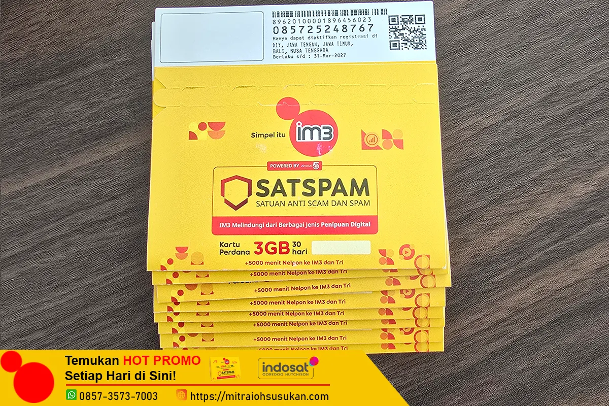 Perdana indosat 3gb 30 hari